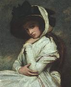 George Romney Lady Hamilton in a Straw Hat oil painting picture wholesale